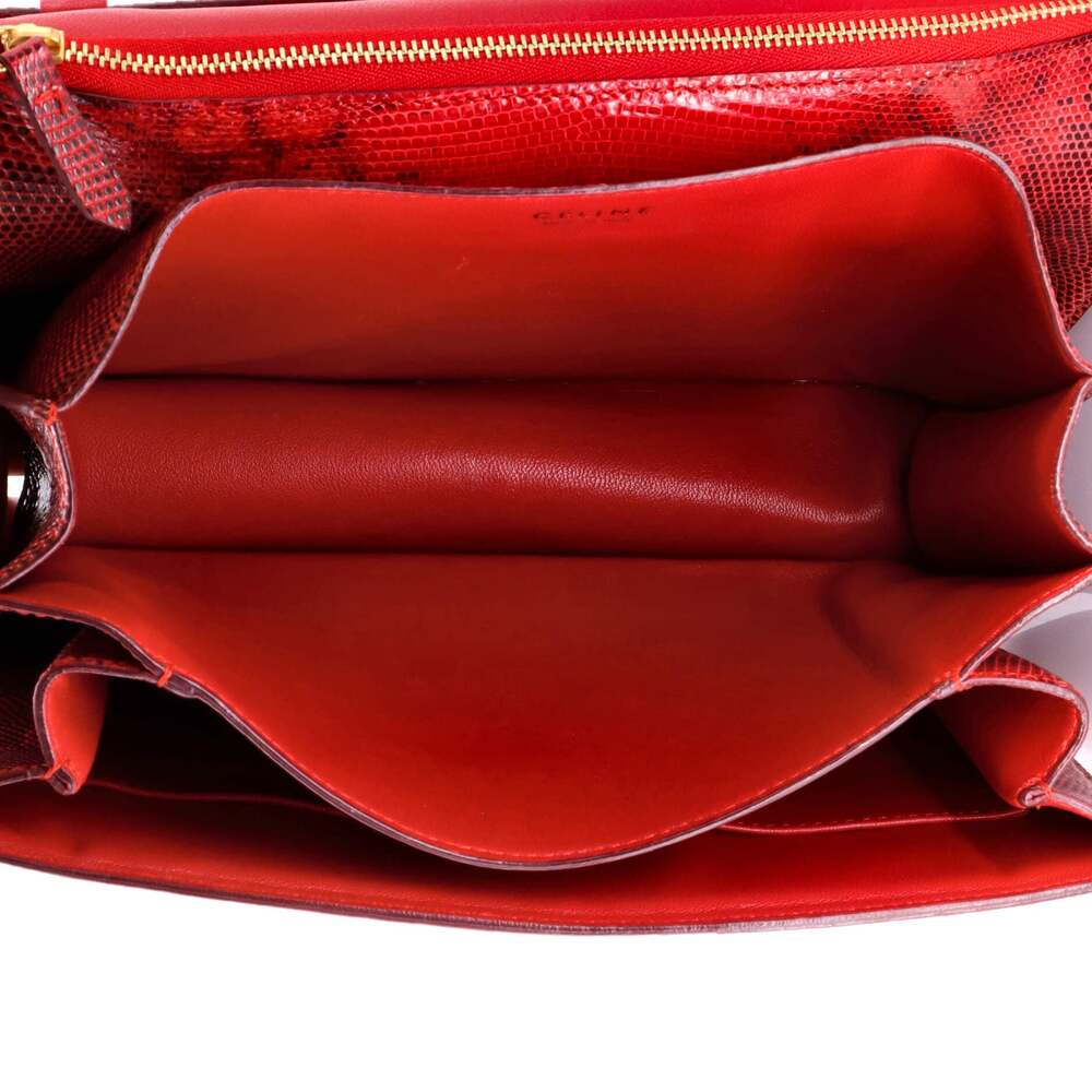 Celine Classic Box Bag Lizard Medium #224716C20B - Picture 5 of 8